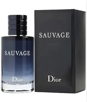 Sauvage Perfume for Men 100ml Black Glass Bottle