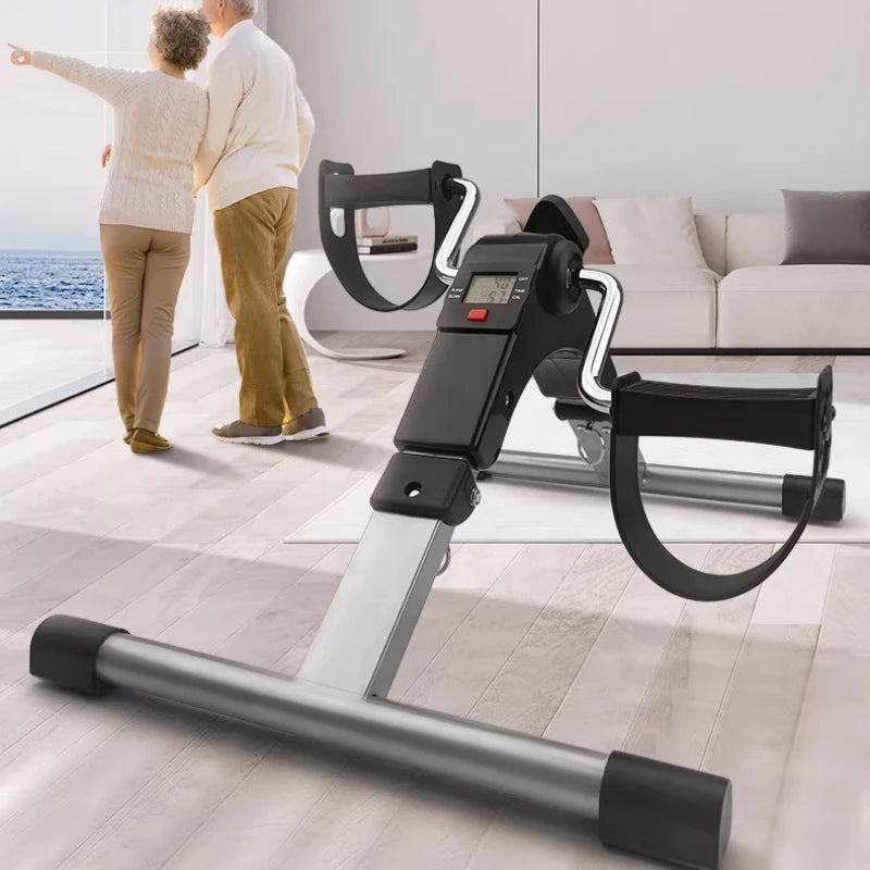 digital folding pedal exerciser for home gym